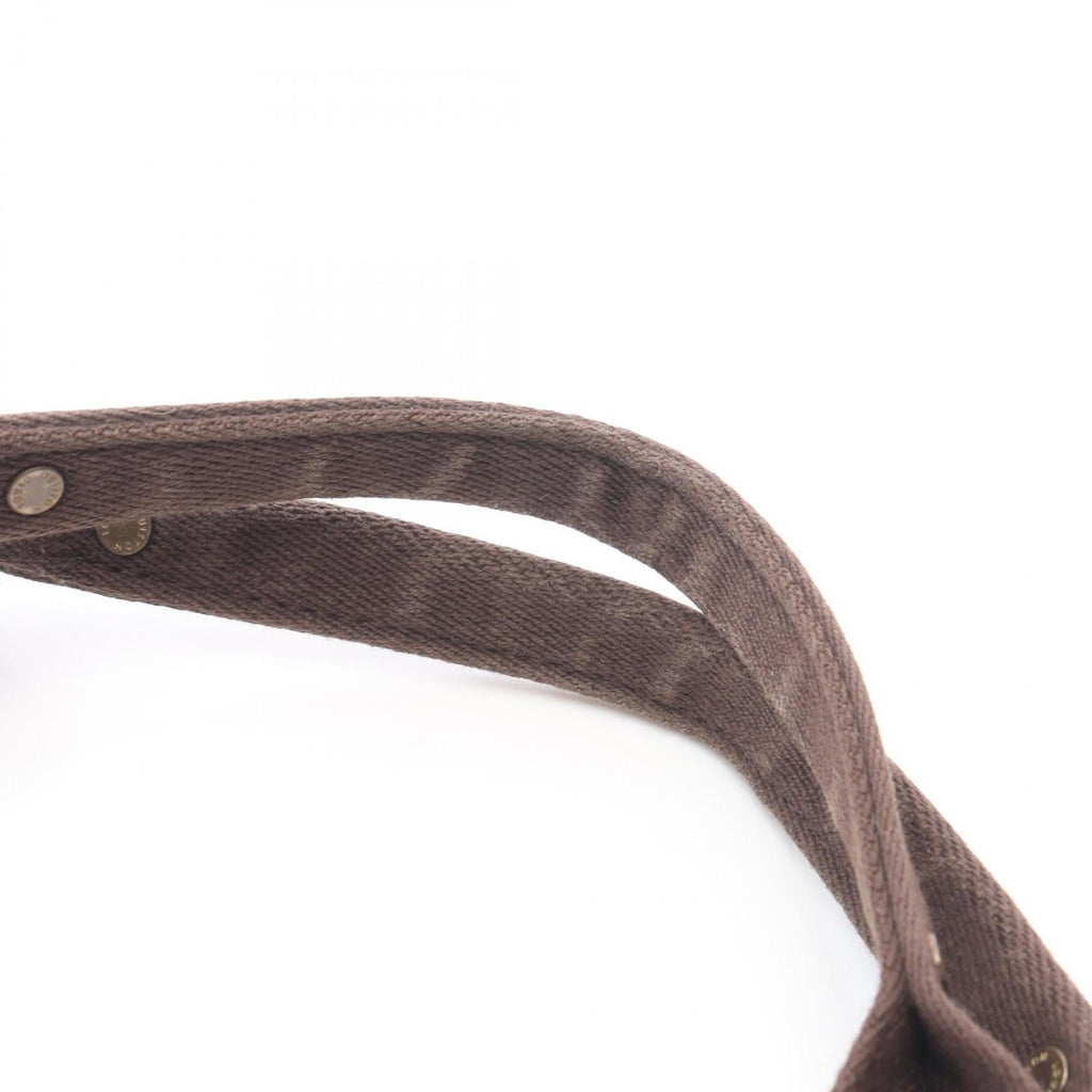 Louis Vuitton Brown Coated Canvas Leather Tote Bag