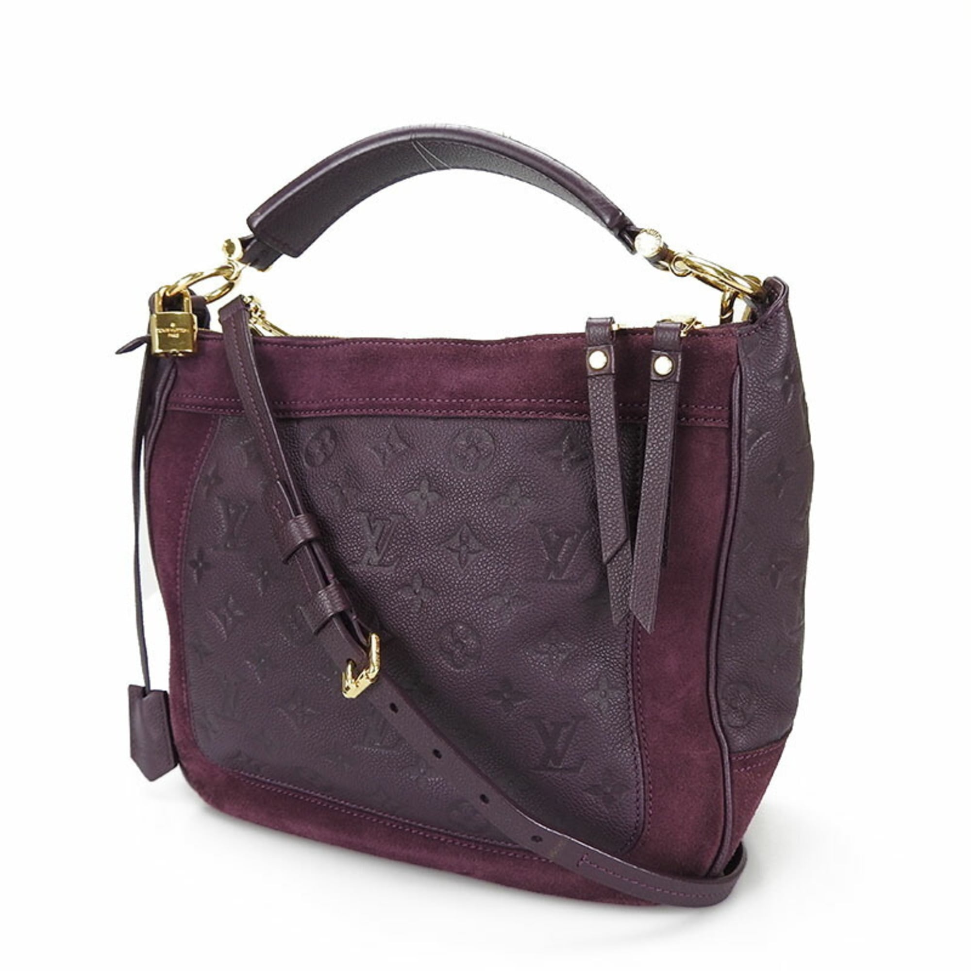 Louis Vuitton Monogram Empreinte Purple Monogram Empreinte Handbag Shoulder Bag