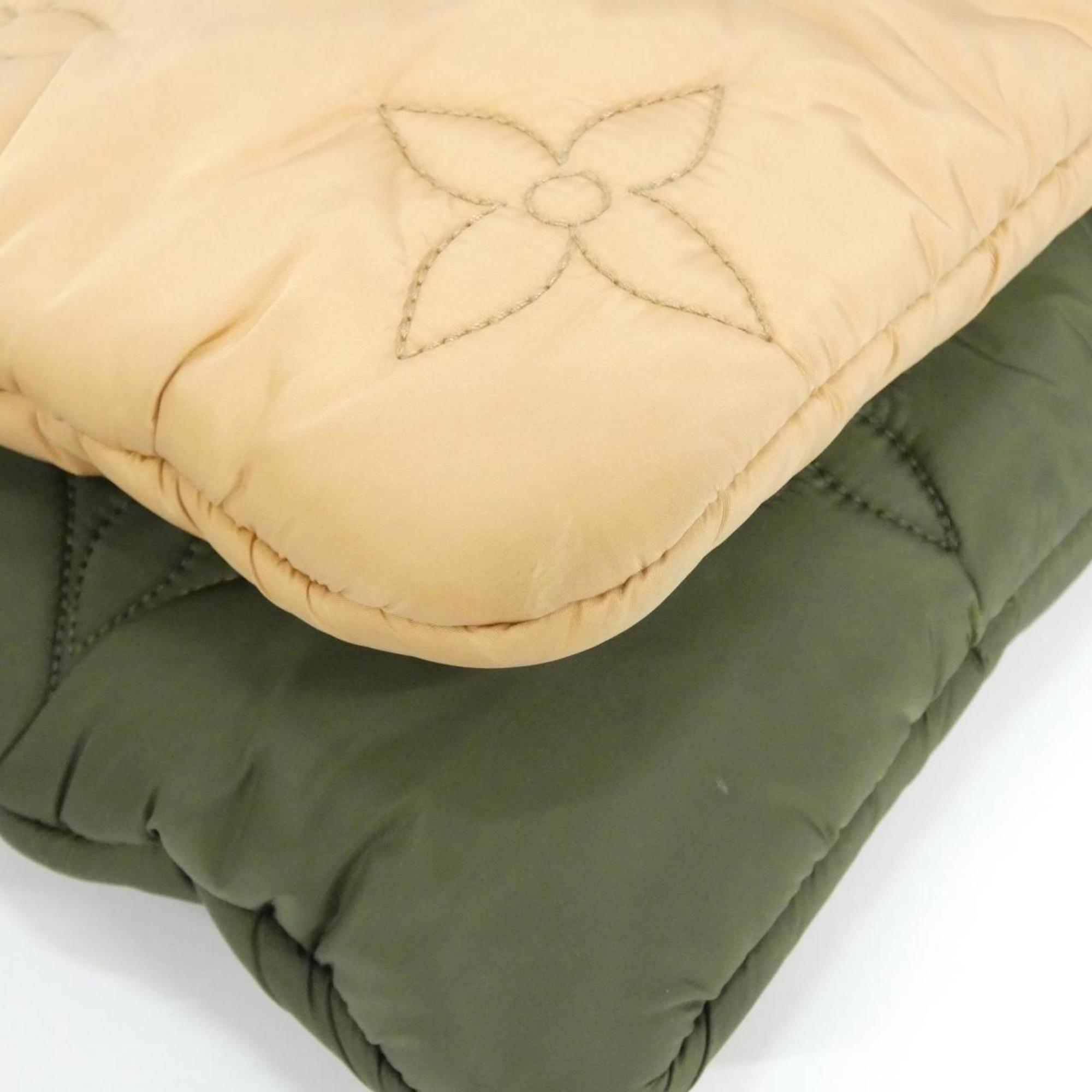Louis Vuitton Beige Khaki Pochette Shoulder Bag