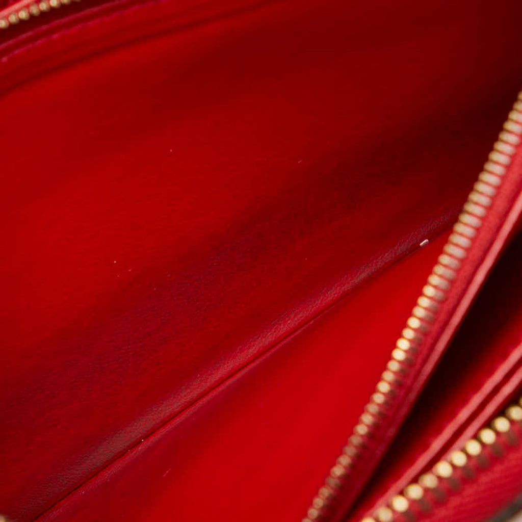 Louis Vuitton Auriane Red Color Leather Coin Purse/Coin Case