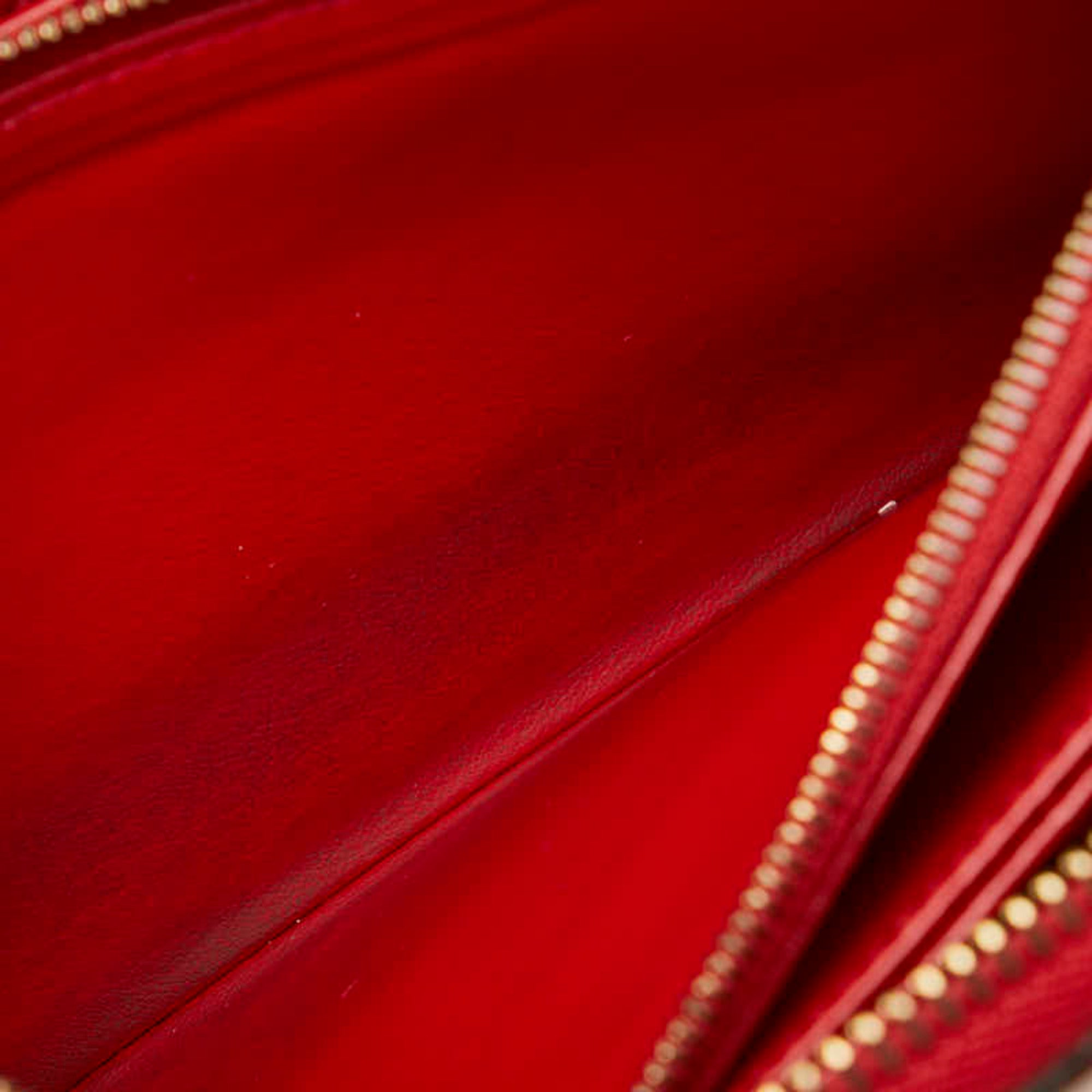 Louis Vuitton Auriane Red Color Leather Coin Purse/Coin Case
