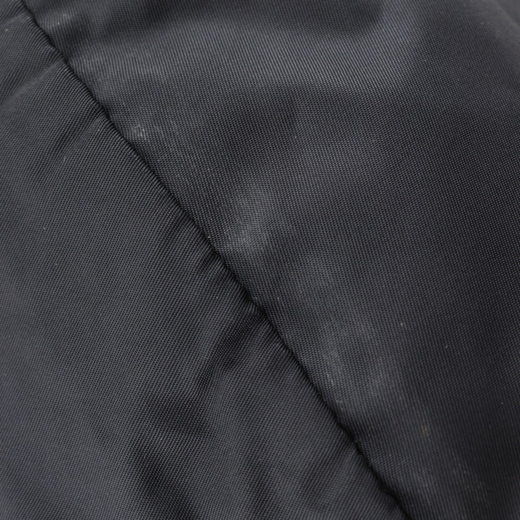 Prada Black Nylon Backpack Tote Bag