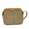 Celine Macadam Beige Pvc Leather Shoulder Bag
