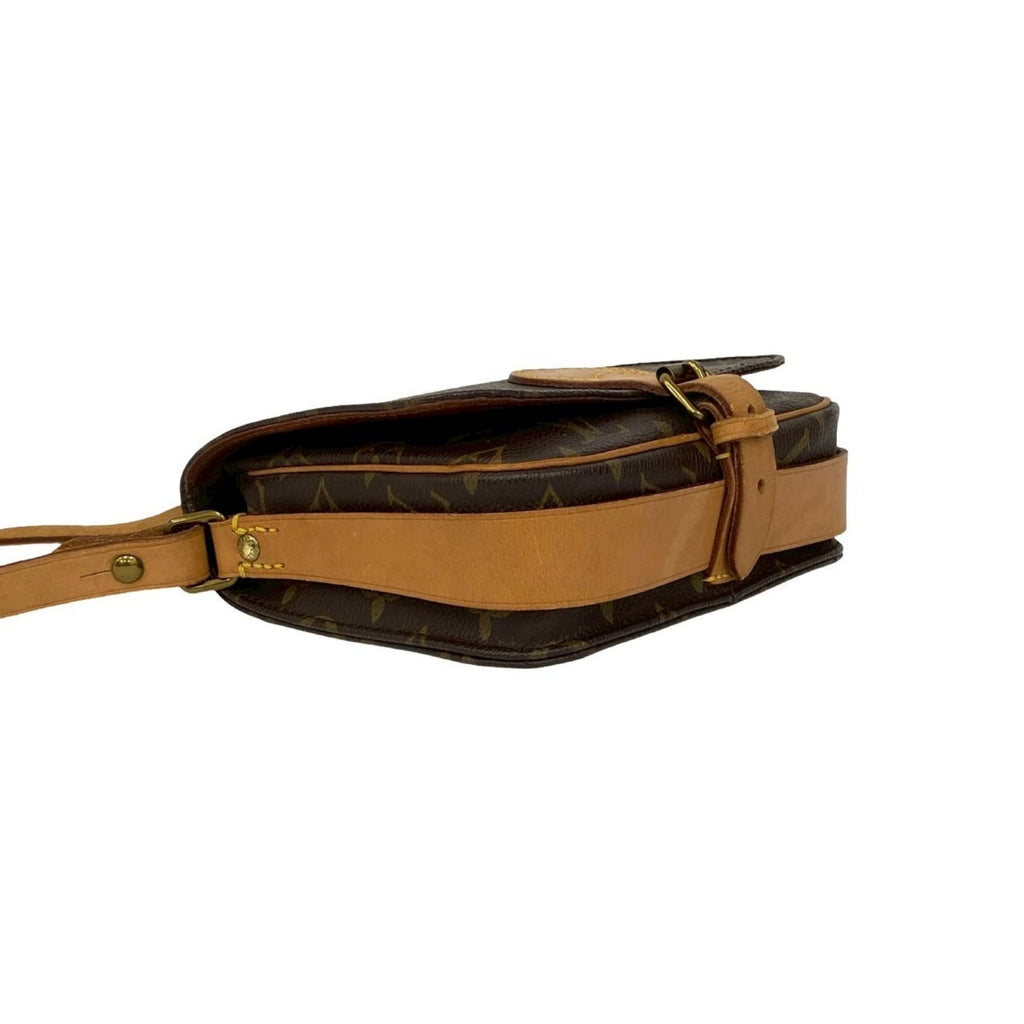 Louis Vuitton Brown Leather Pvc Pochette Shoulder Bag