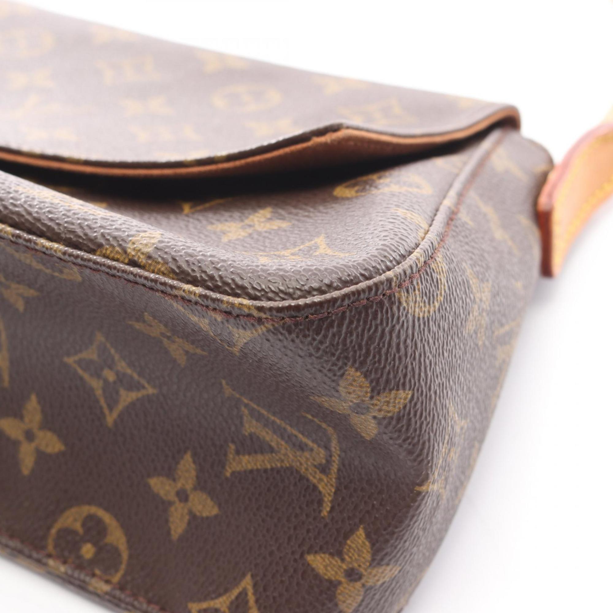Louis Vuitton Brown Coated Canvas Pvc Monogram Leather Handbag