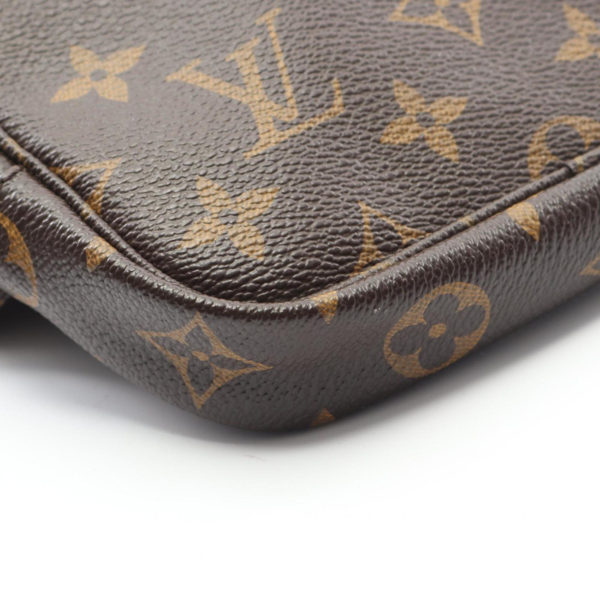 Louis Vuitton Brown Coated Canvas Leather Fanny Pack