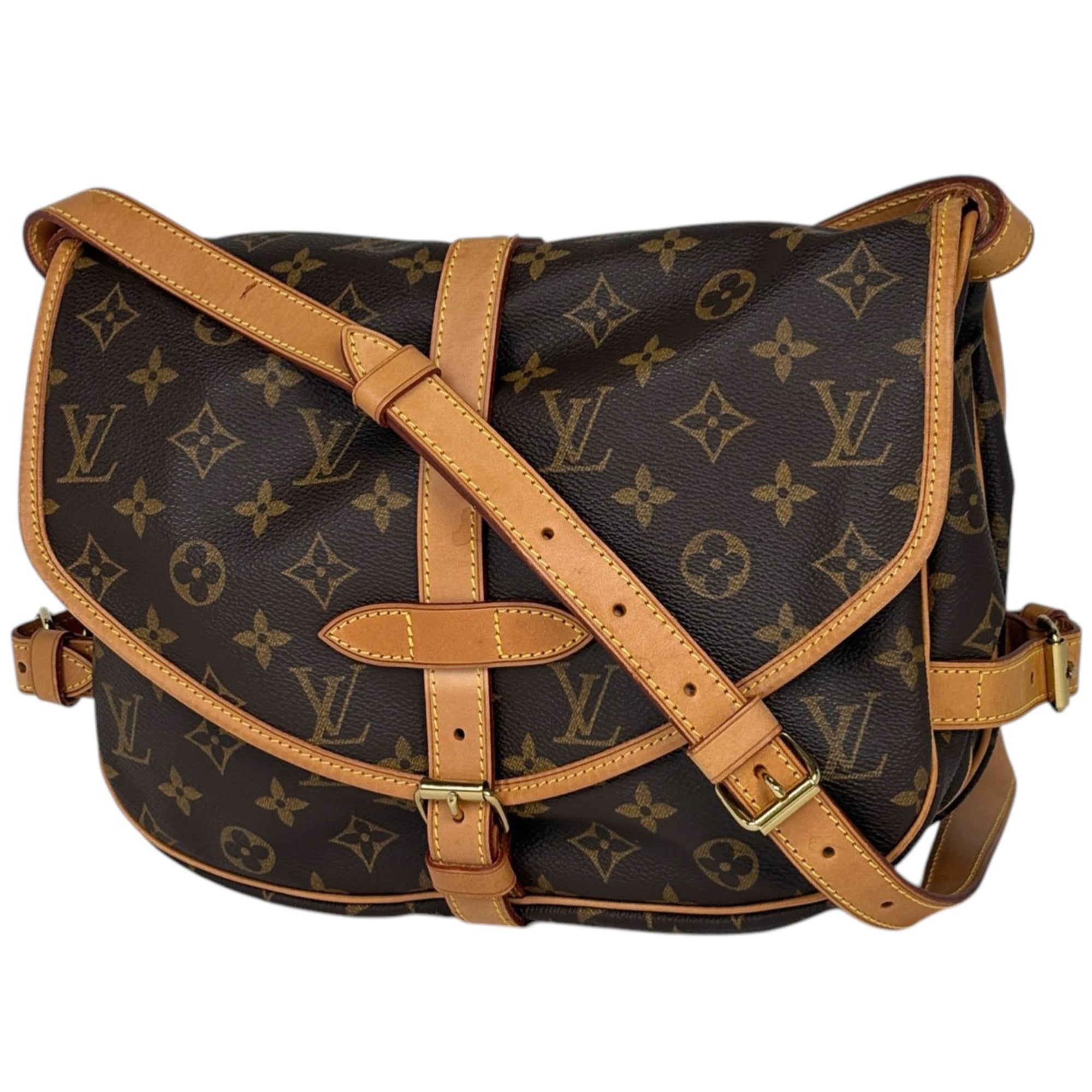 Louis Vuitton Brown Monogram Shoulder Bag