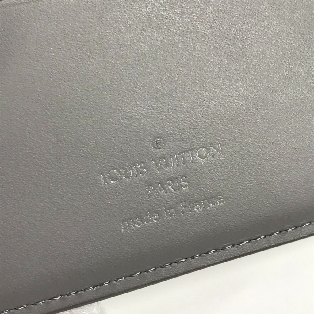 Louis Vuitton Gray Leather Wallet