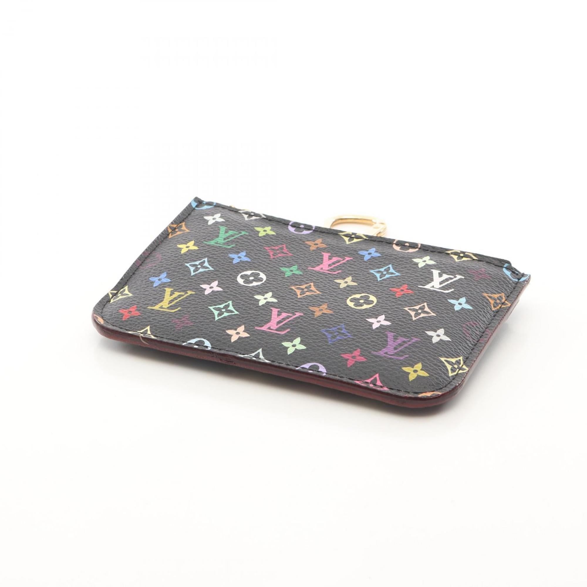 Louis Vuitton Black Grenade Multi-Color Noir Monogram Multicolore Coin Purse/Coin Case