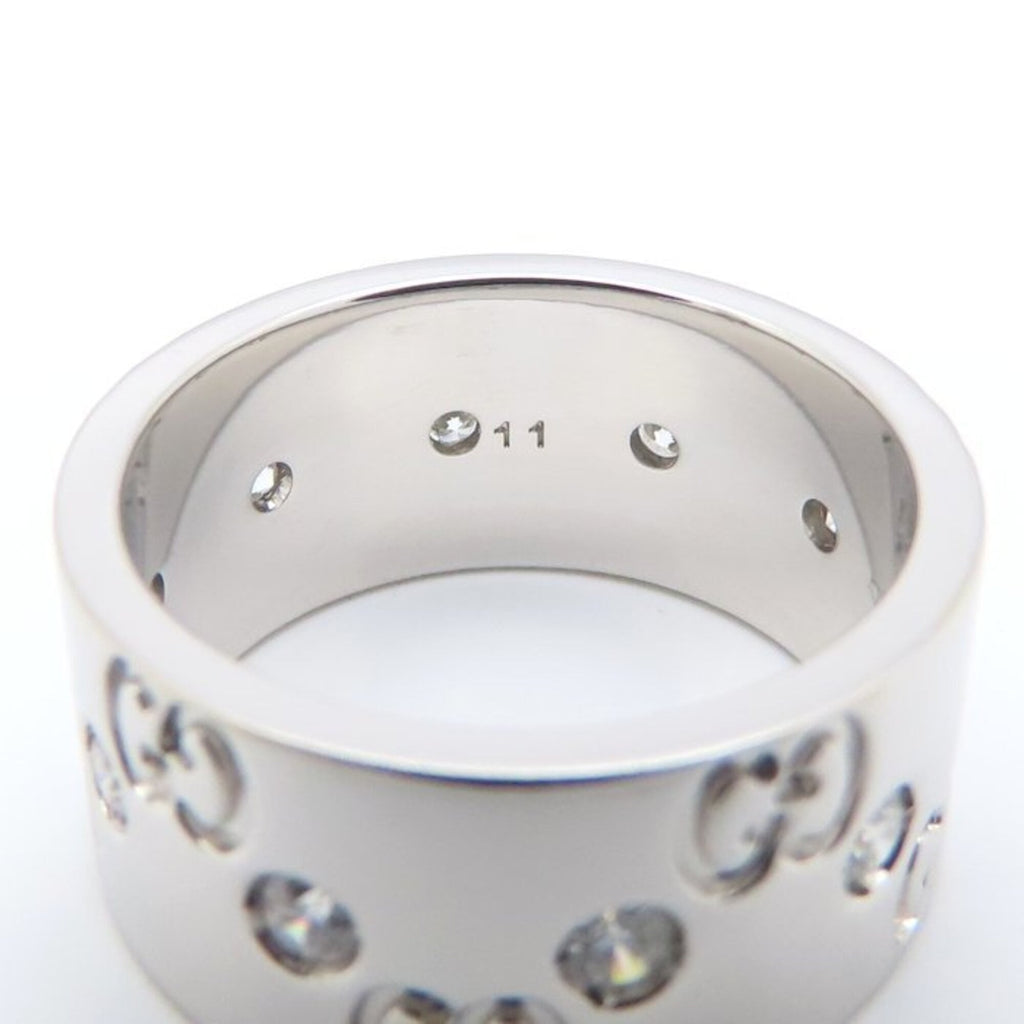 Gucci White Gold (18K) Band Ring (Pre-Owned)