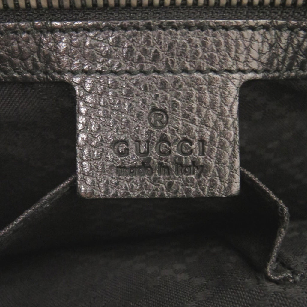Gucci Black Leather Handbag (Pre-Owned)