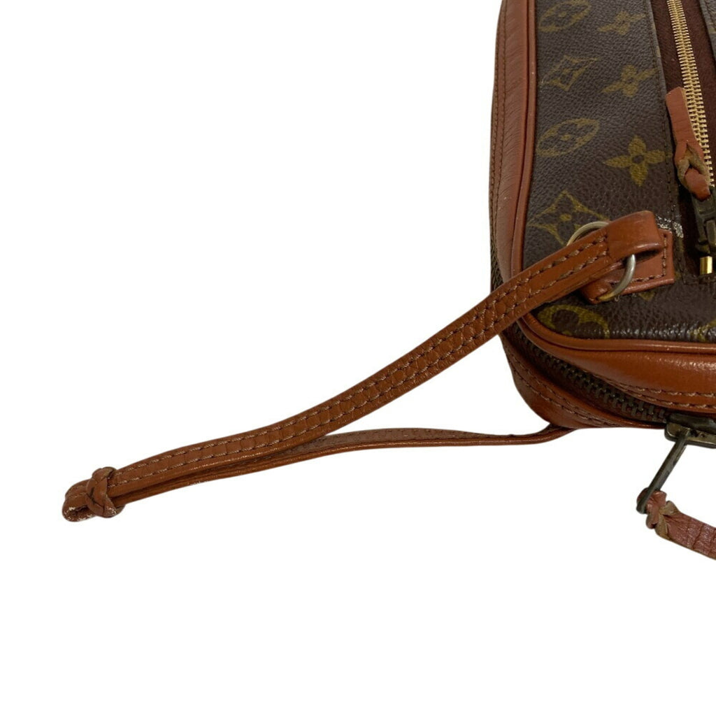 Louis Vuitton Brown Monogram Leather Clutch Bag