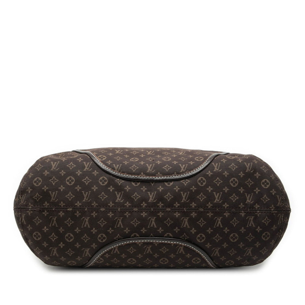 Louis Vuitton Brown Canvas Leather Shoulder Bag Tote Bag