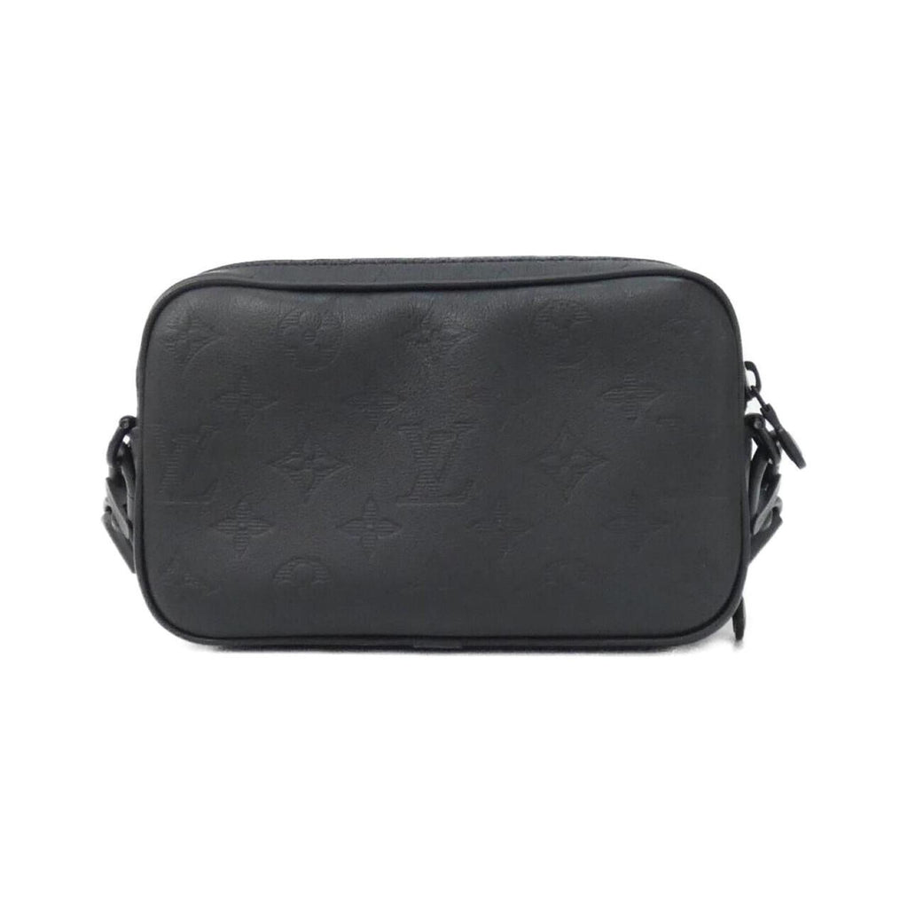 Louis Vuitton Black Leather Shoulder Bag
