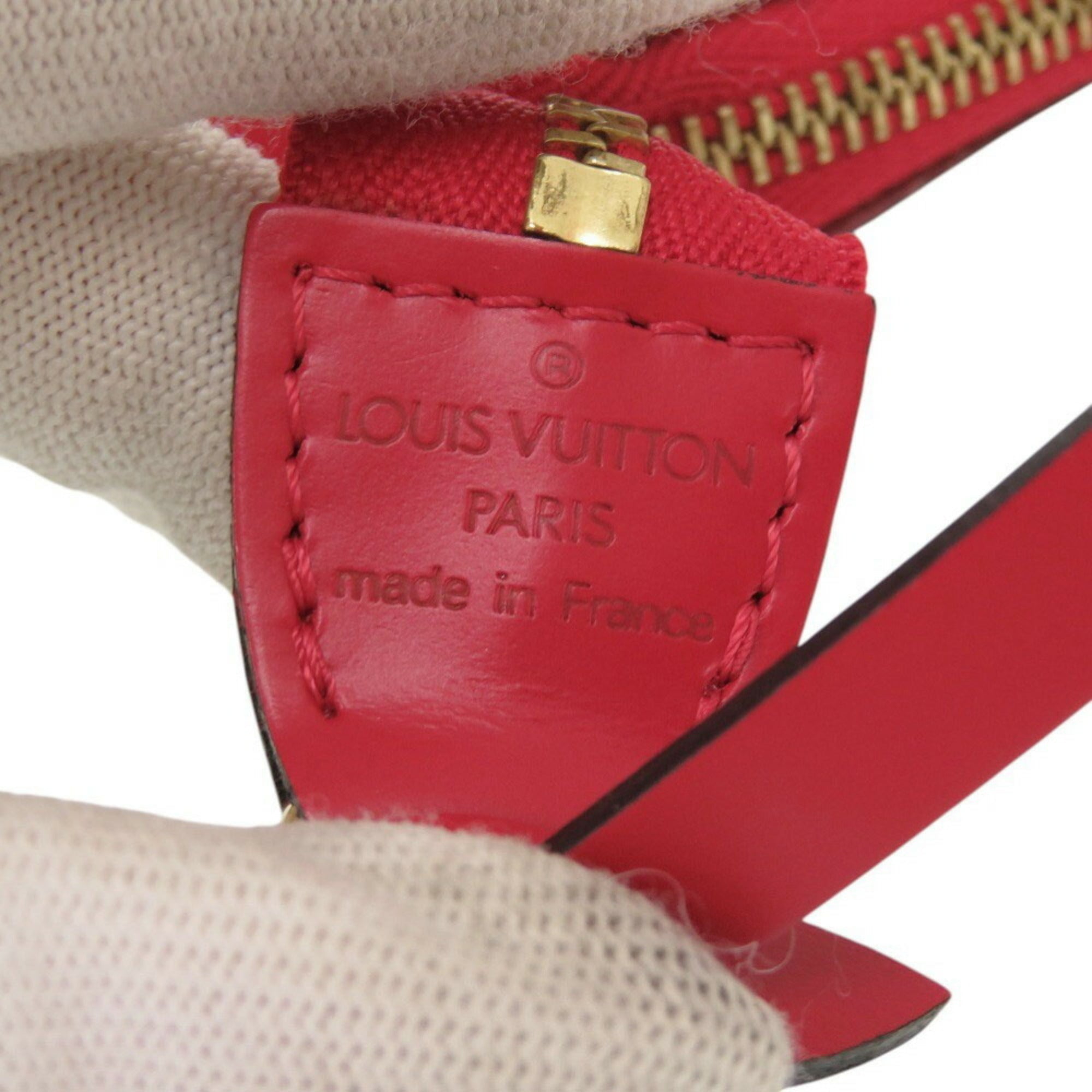 Louis Vuitton Epi Castilian Red Epi Leather Pochette Pouch