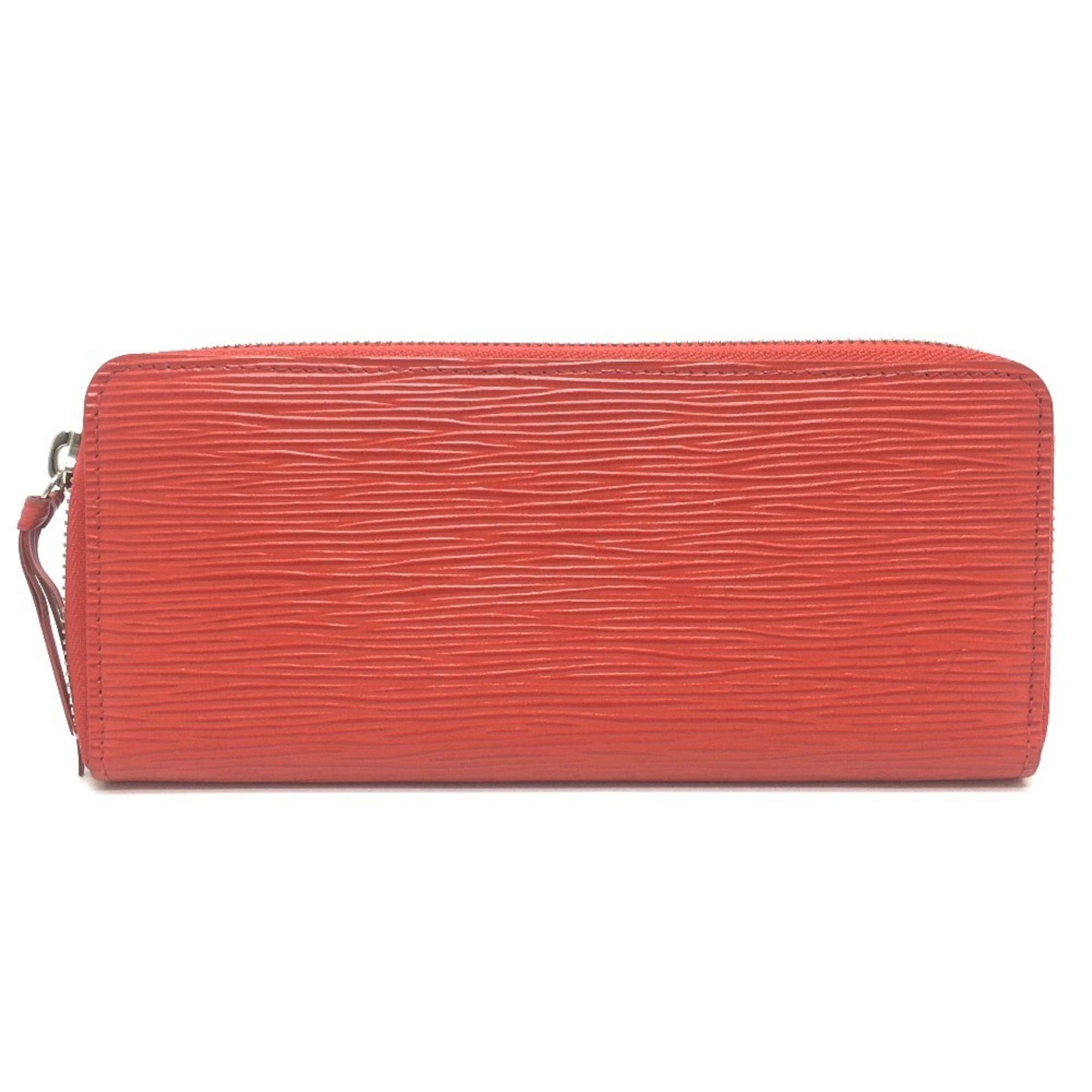 Louis Vuitton Epi Coquelicots Red Color Epi Leather Long Wallet