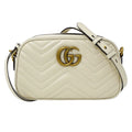 Gucci White Leather Handbag Shoulder Bag (Pre-Owned)