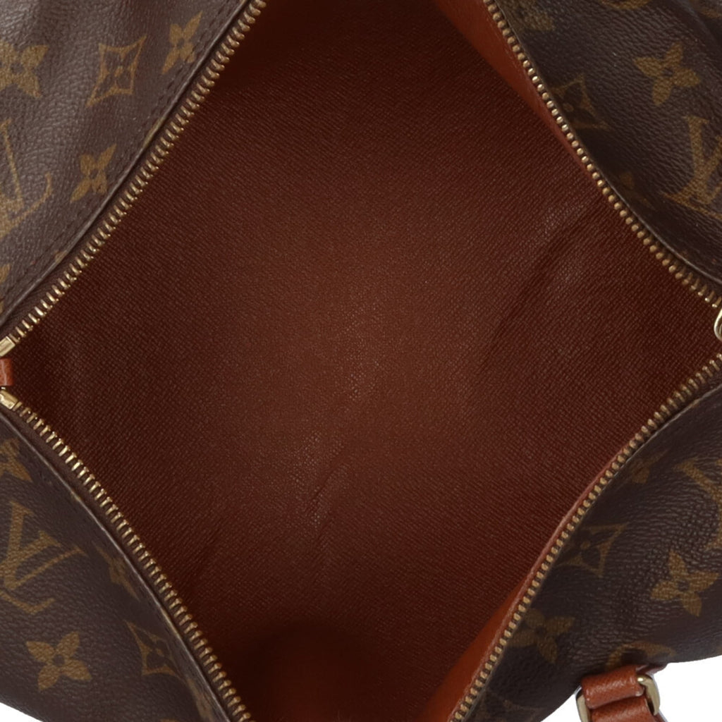 Louis Vuitton Brown Monogram Canvas Handbag