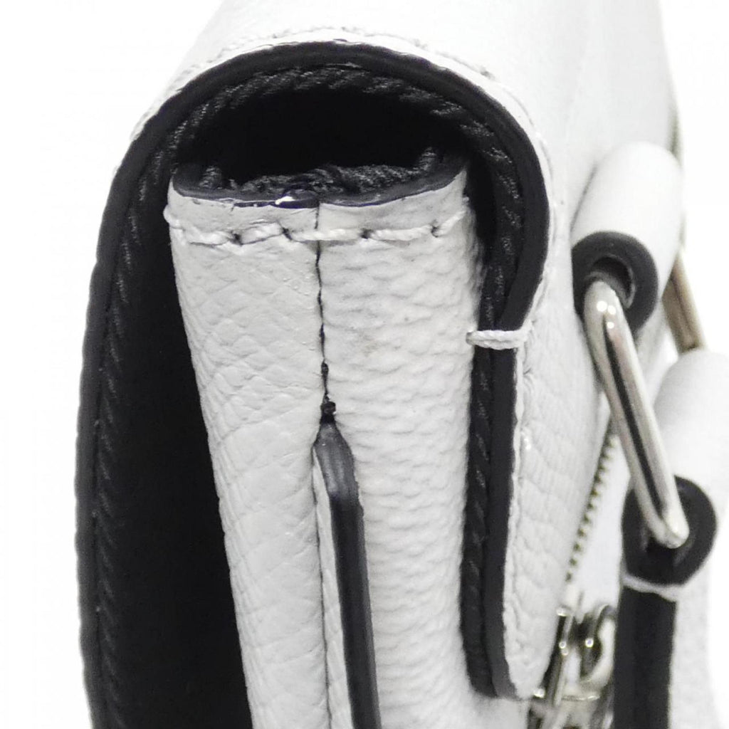 Louis Vuitton White Coated Canvas Shoulder Bag