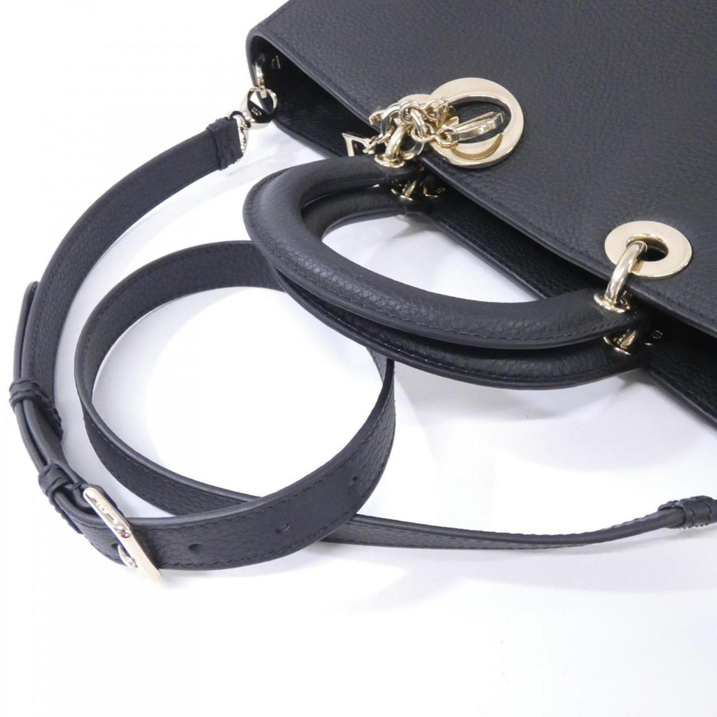 Christian Dior Black Leather Handbag (Pre-Owned)