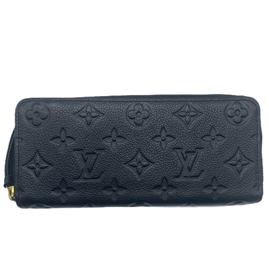 Louis Vuitton Black Monogram Empreinte Long Wallet