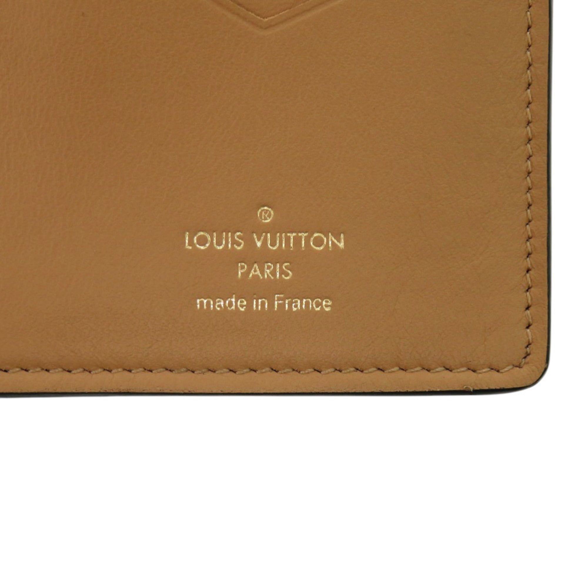 Louis Vuitton Black Noir Leather Long Wallet