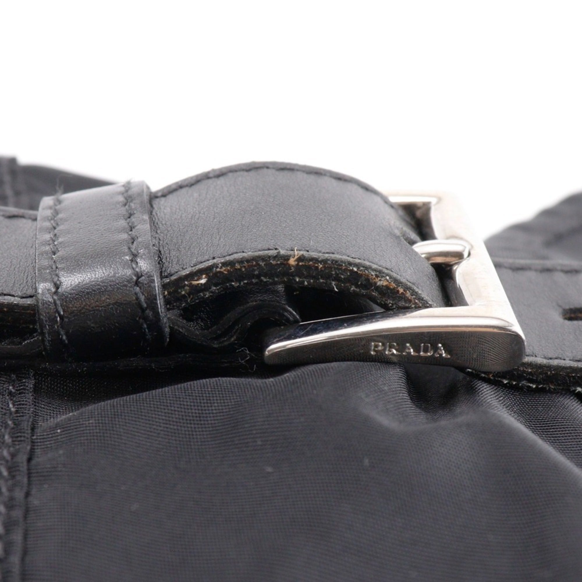 Prada Black Nero Nylon Shoulder Bag