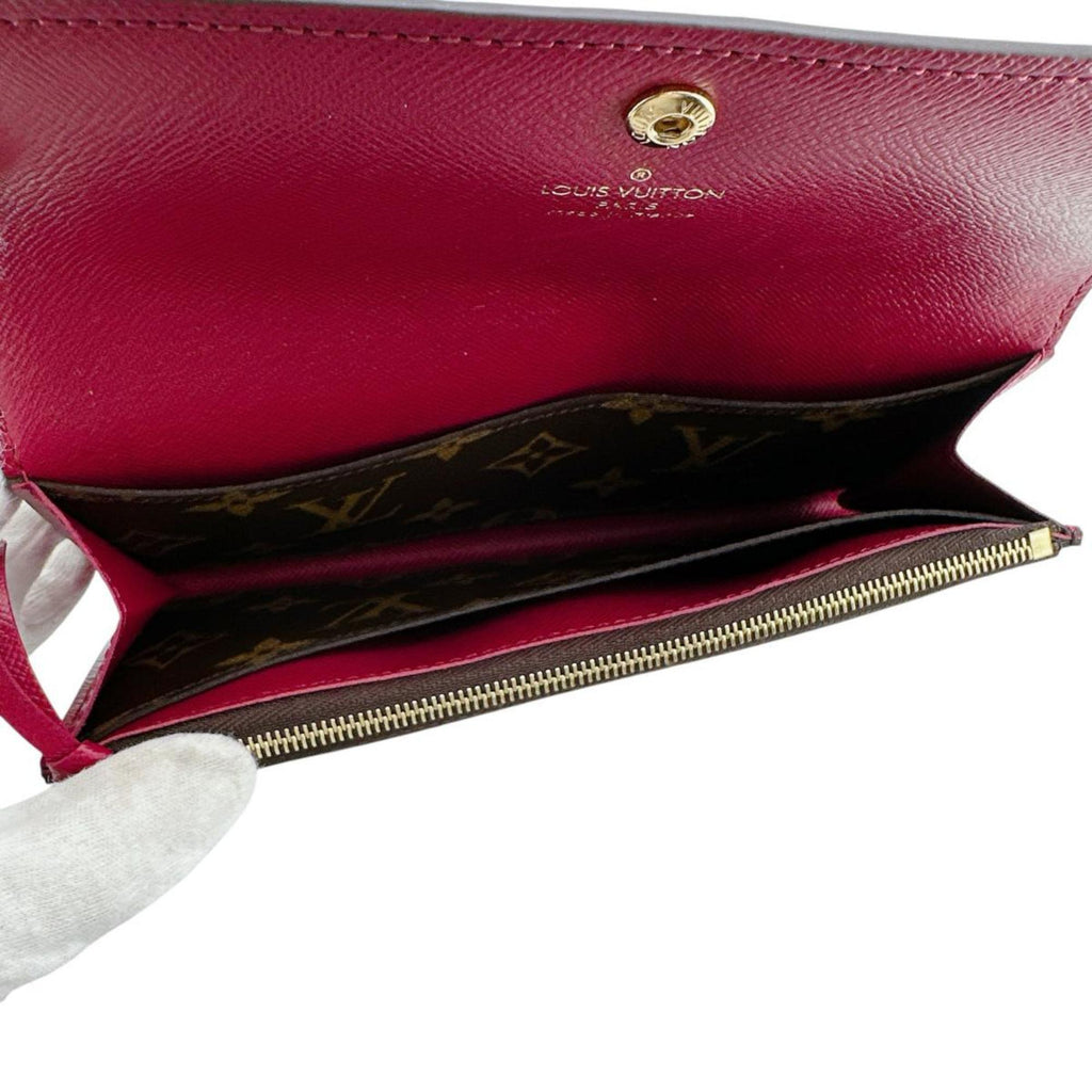 Louis Vuitton Monogram Brown Rouge Monogram Long Wallet