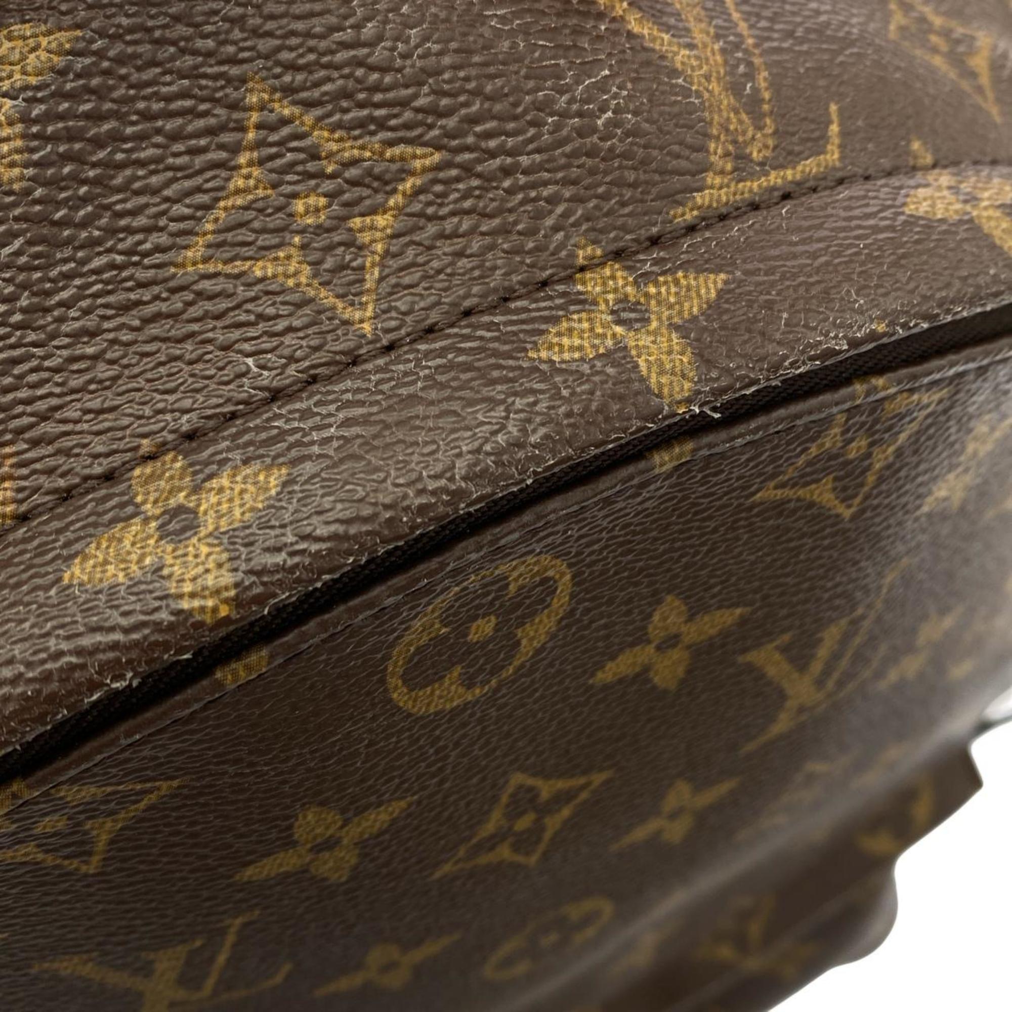 Louis Vuitton Brown Coated Canvas Backpack