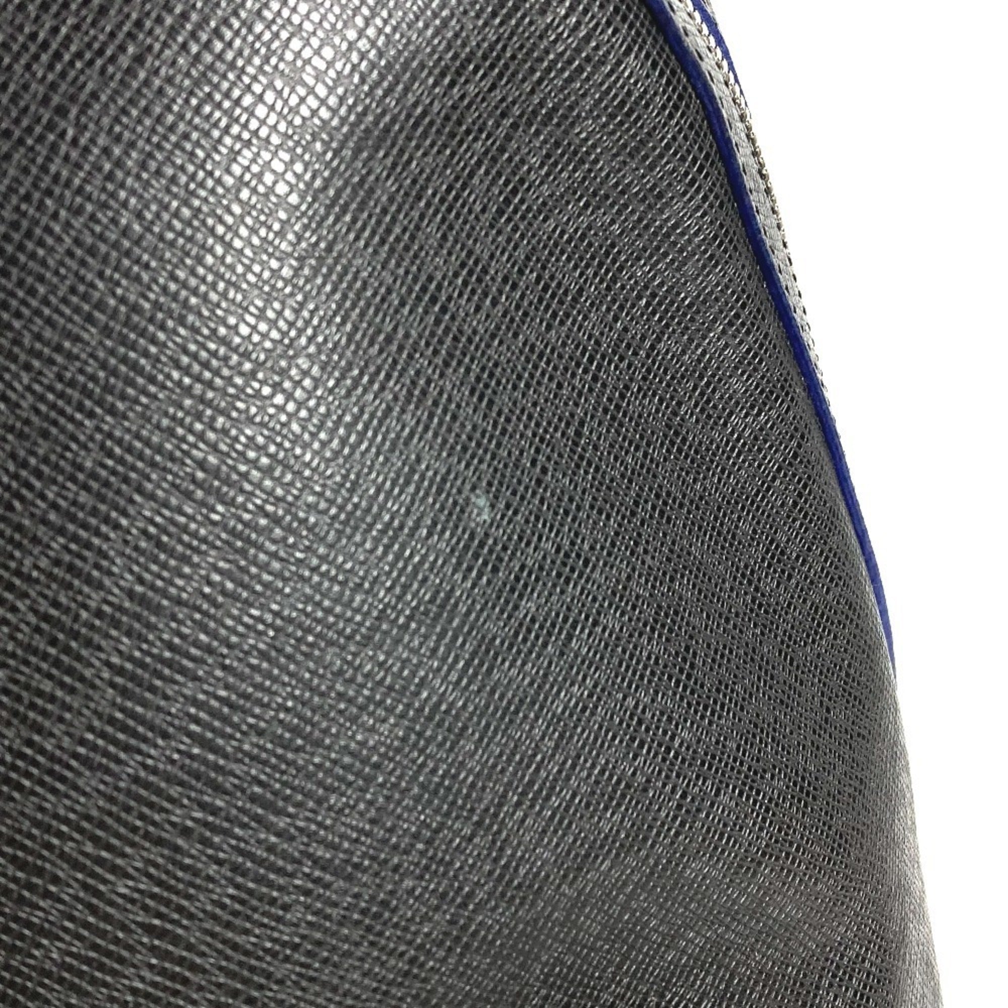 Louis Vuitton Ardoise Bicolor Black Blue Taiga Leather Backpack