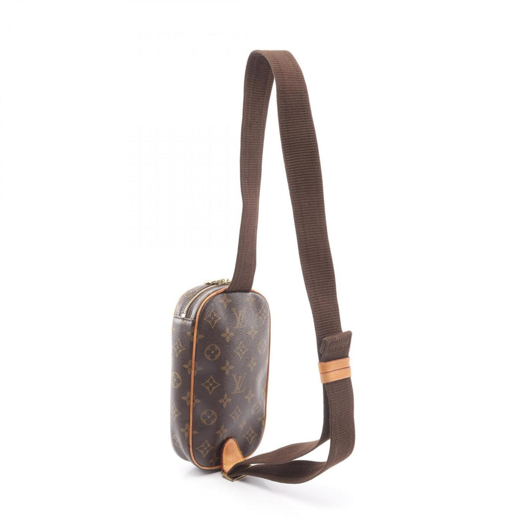 Louis Vuitton Brown Coated Canvas Leather Fanny Pack Handbag