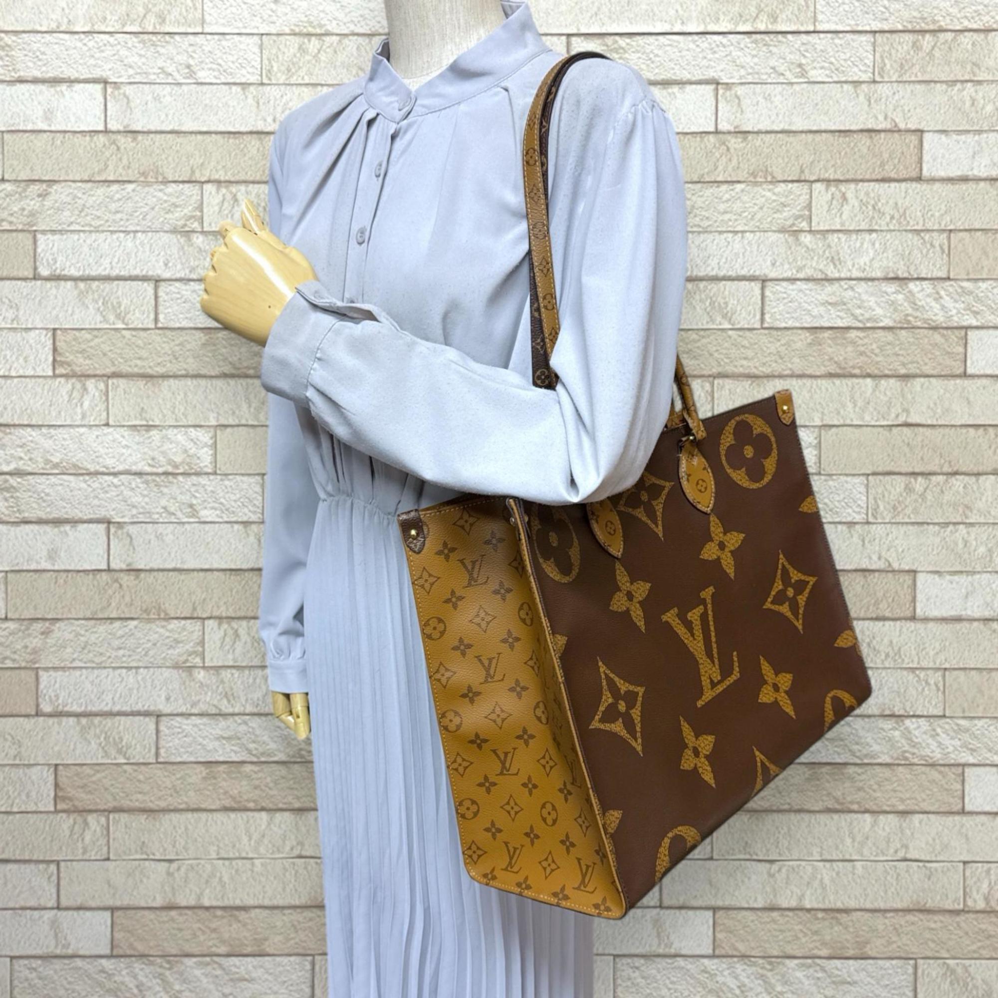 Louis Vuitton Monogram Brown Monogram Monogram Reverse Monogram Monogram Reverse Shoulder Bag
