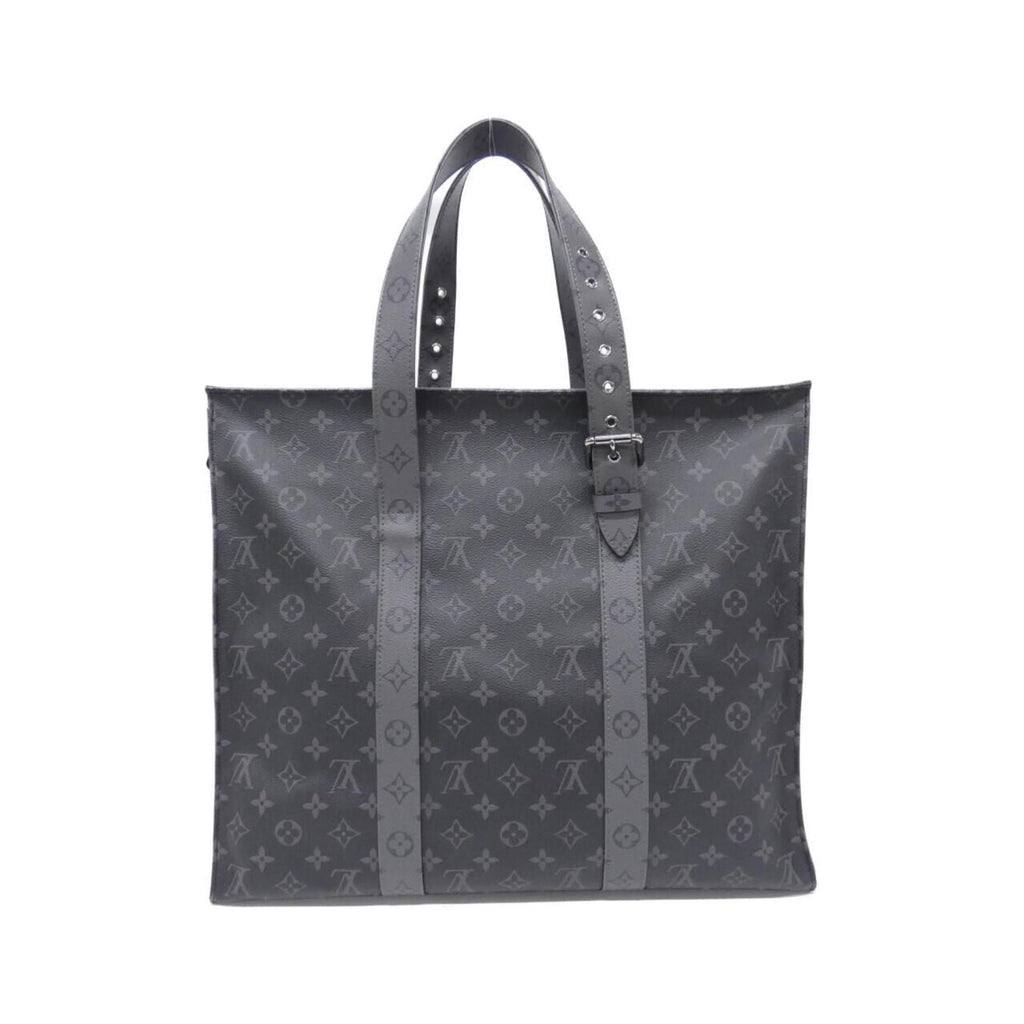 Louis Vuitton Black Gris Coated Canvas Handbag