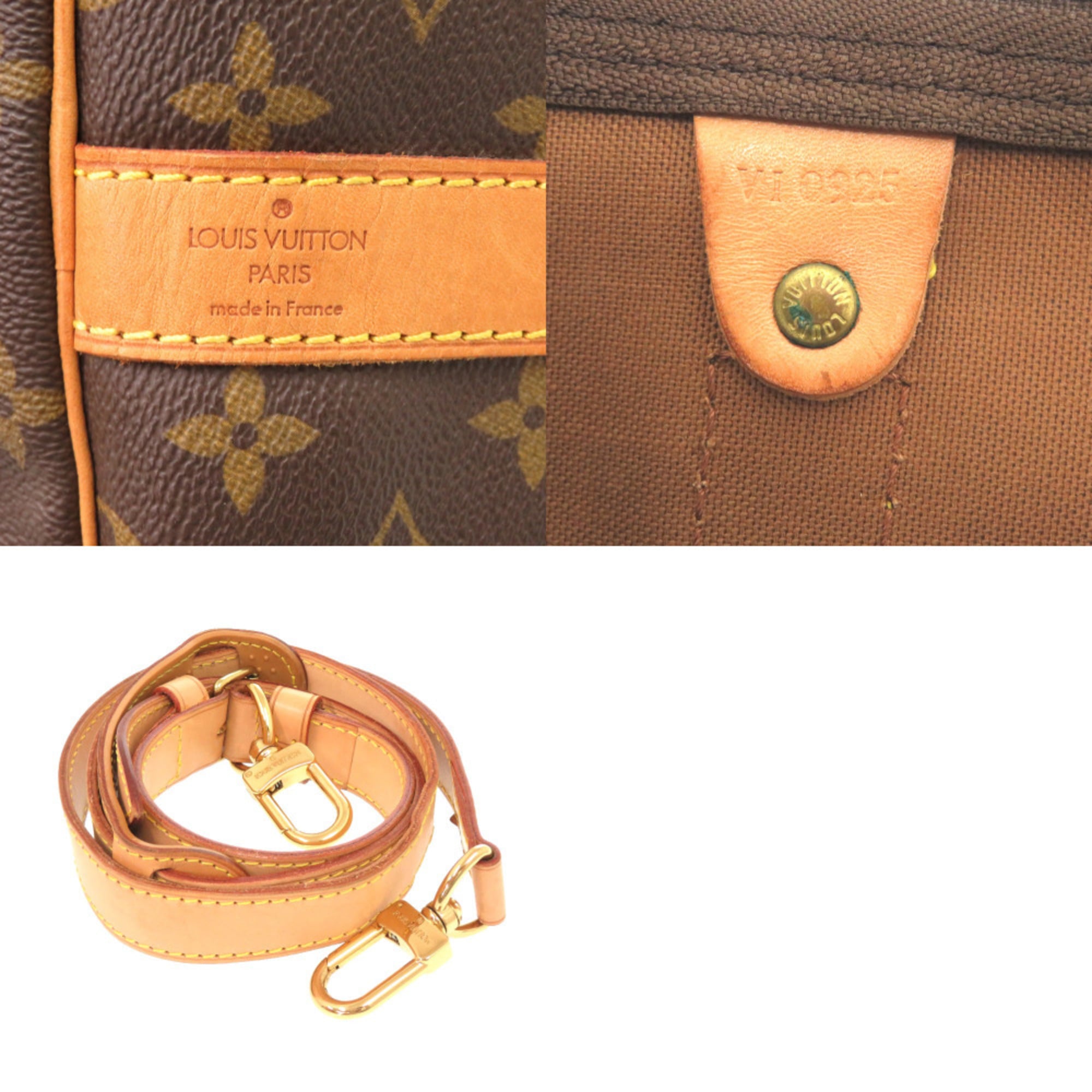 Louis Vuitton Brown Monogram Boston Bag