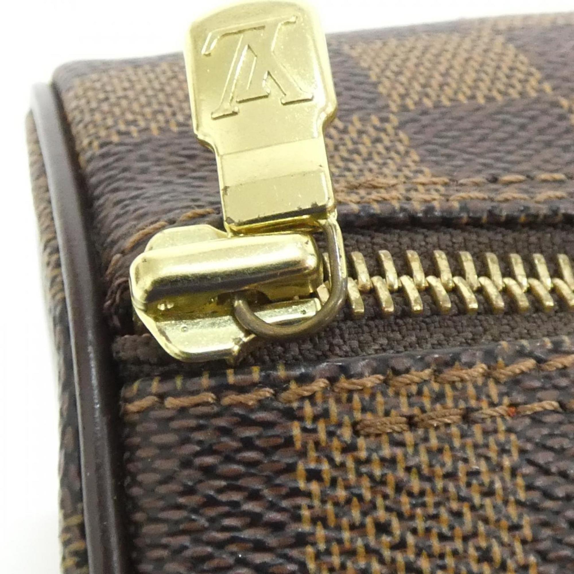 Louis Vuitton Brown Coated Canvas Handbag