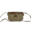 Gucci Brown Pvc Leather Pochette Shoulder Bag (Pre-Owned)