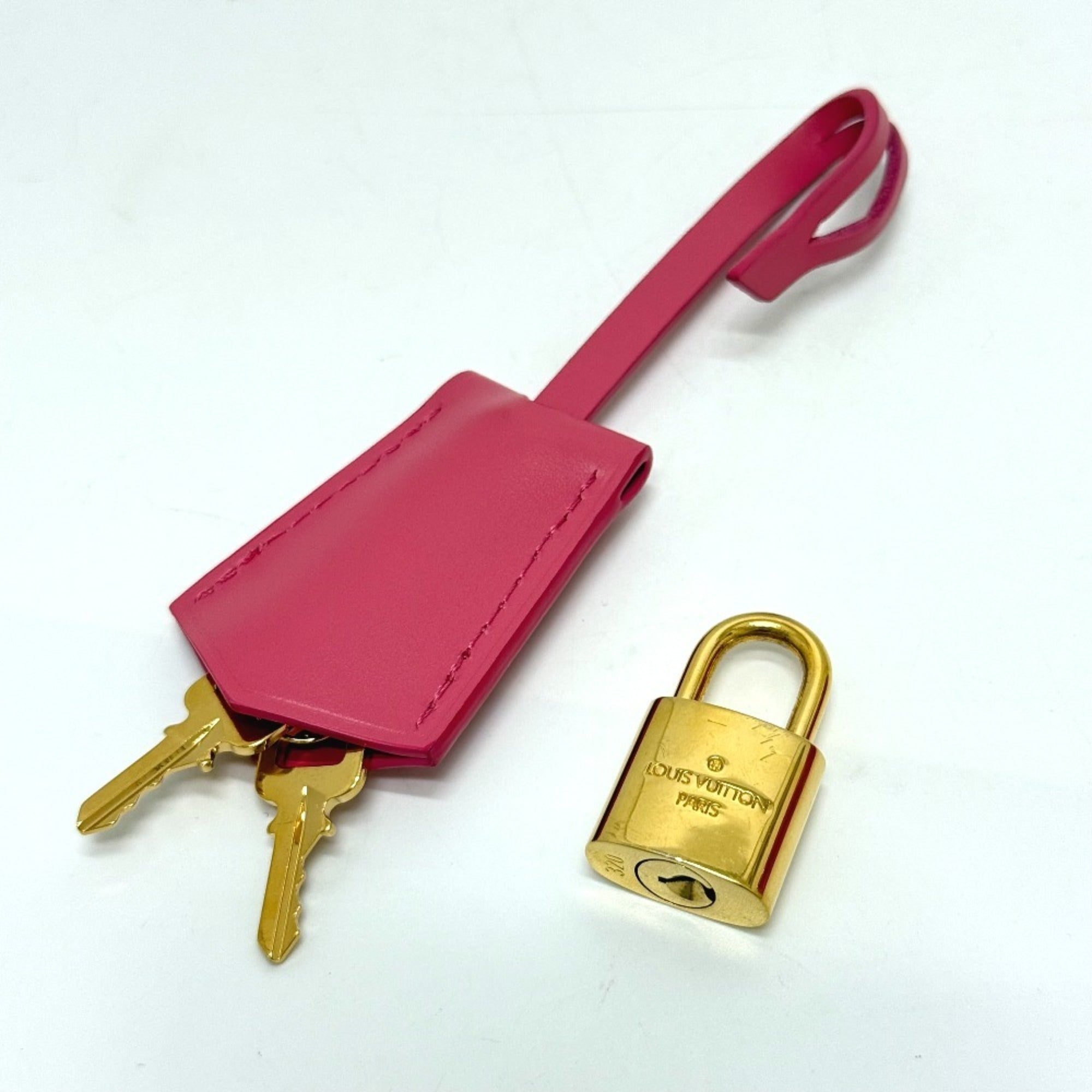 Louis Vuitton Pink Leather Handbag