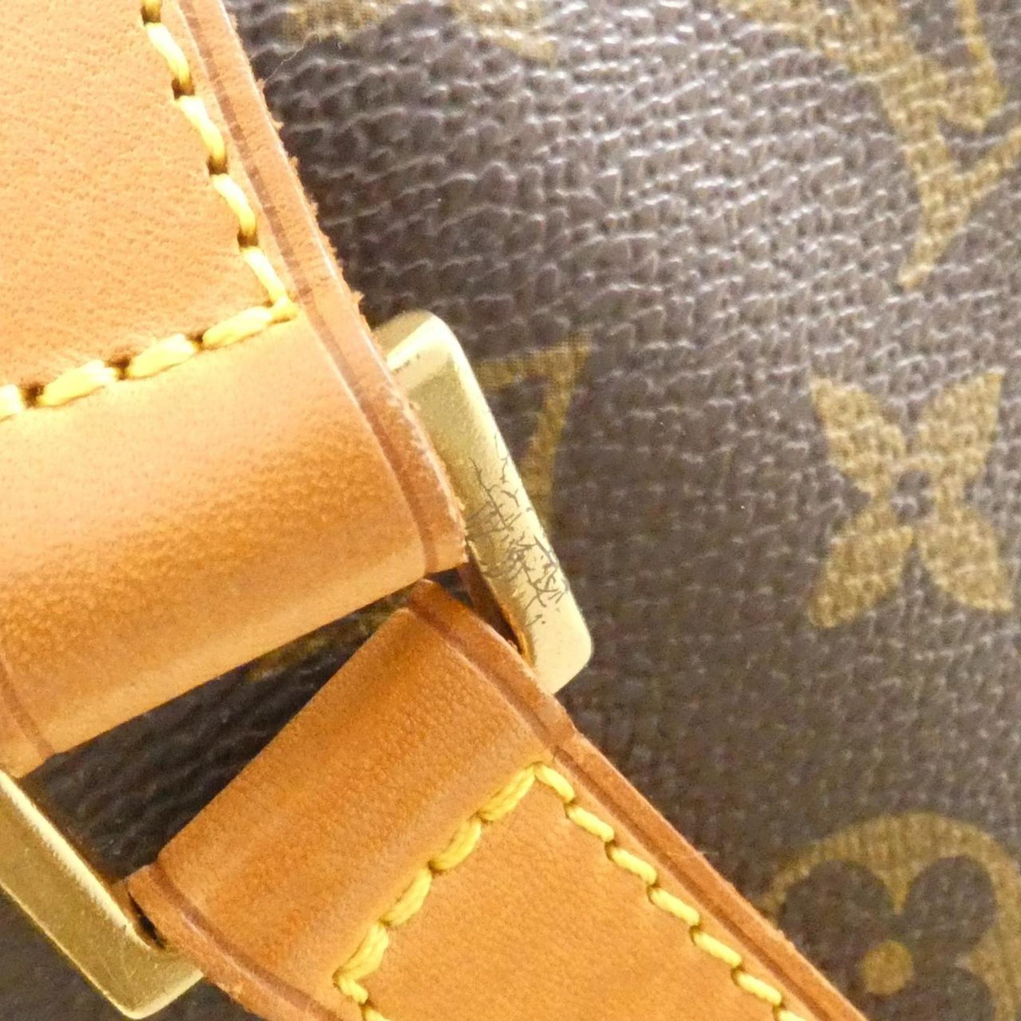 Louis Vuitton Brown Coated Canvas Shoulder Bag