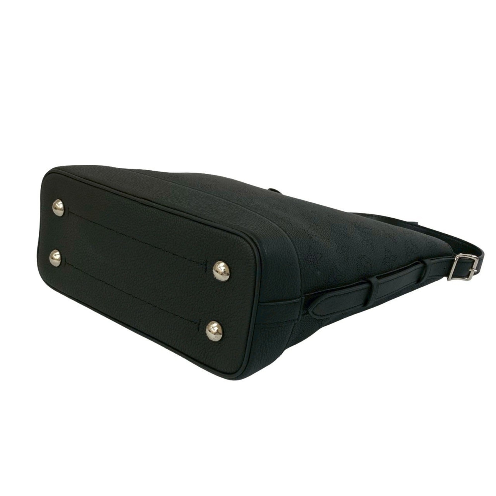 Louis Vuitton Black Leather Shoulder Bag