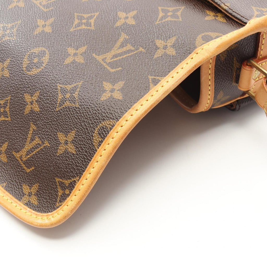 Louis Vuitton Brown Pvc Leather Shoulder Bag