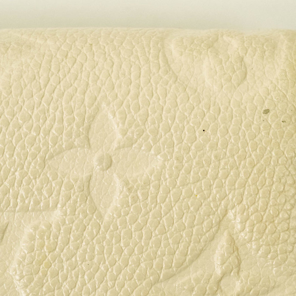 Louis Vuitton Cream Monogram Empreinte Leather Wallet