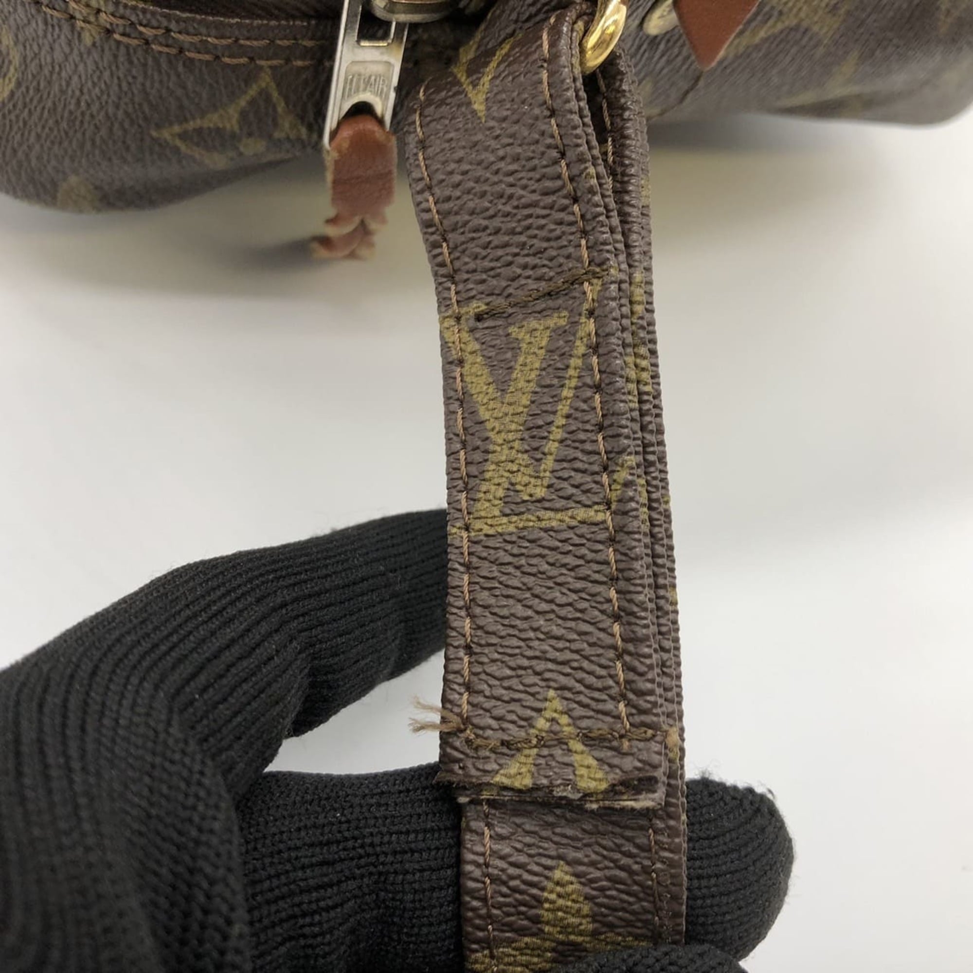 Louis Vuitton Brown Monogram Canvas Shoulder Bag