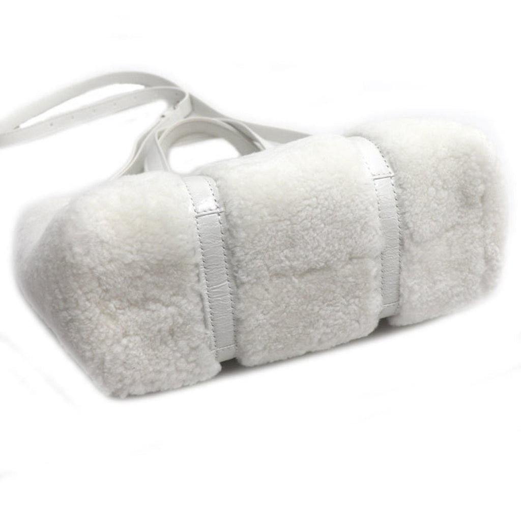 Balenciaga White Leather Shoulder