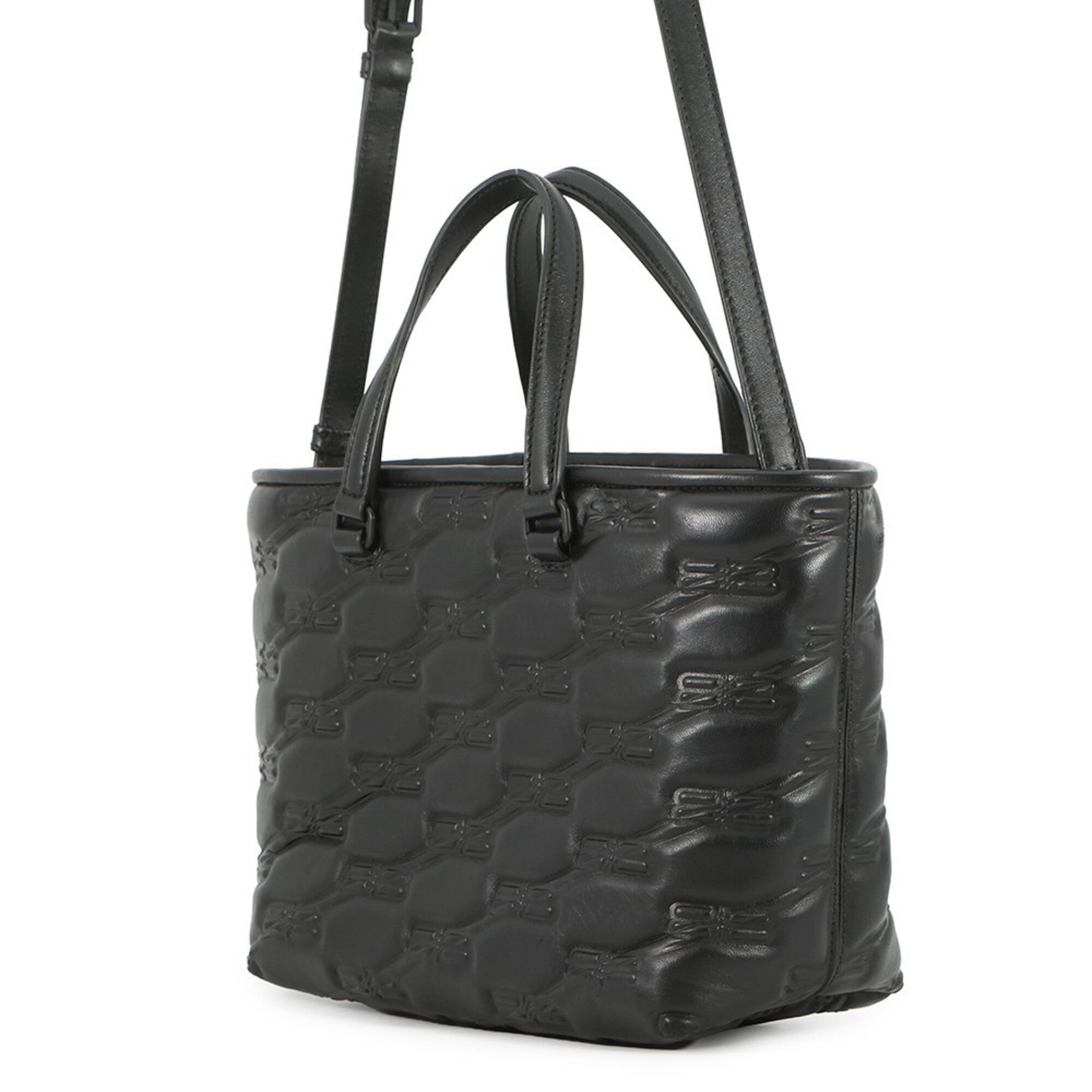 Balenciaga Black Leather Hand