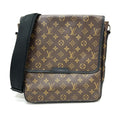 Louis Vuitton Monogram Macassar Black Brown Shoulder Bag