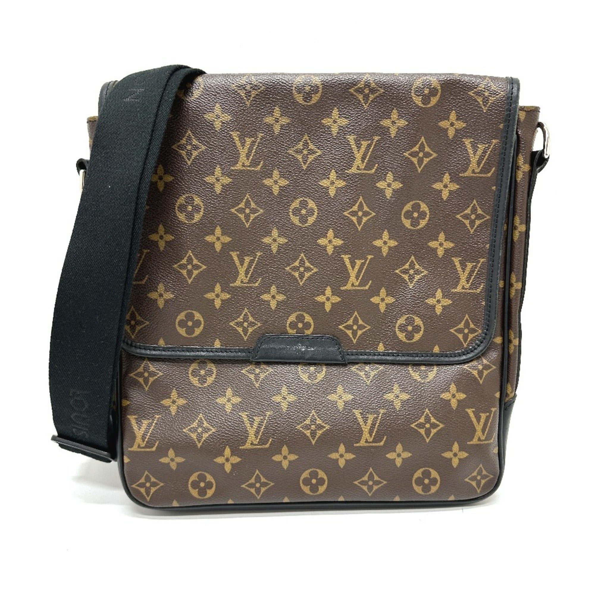 Louis Vuitton Monogram Macassar Black Brown Shoulder Bag