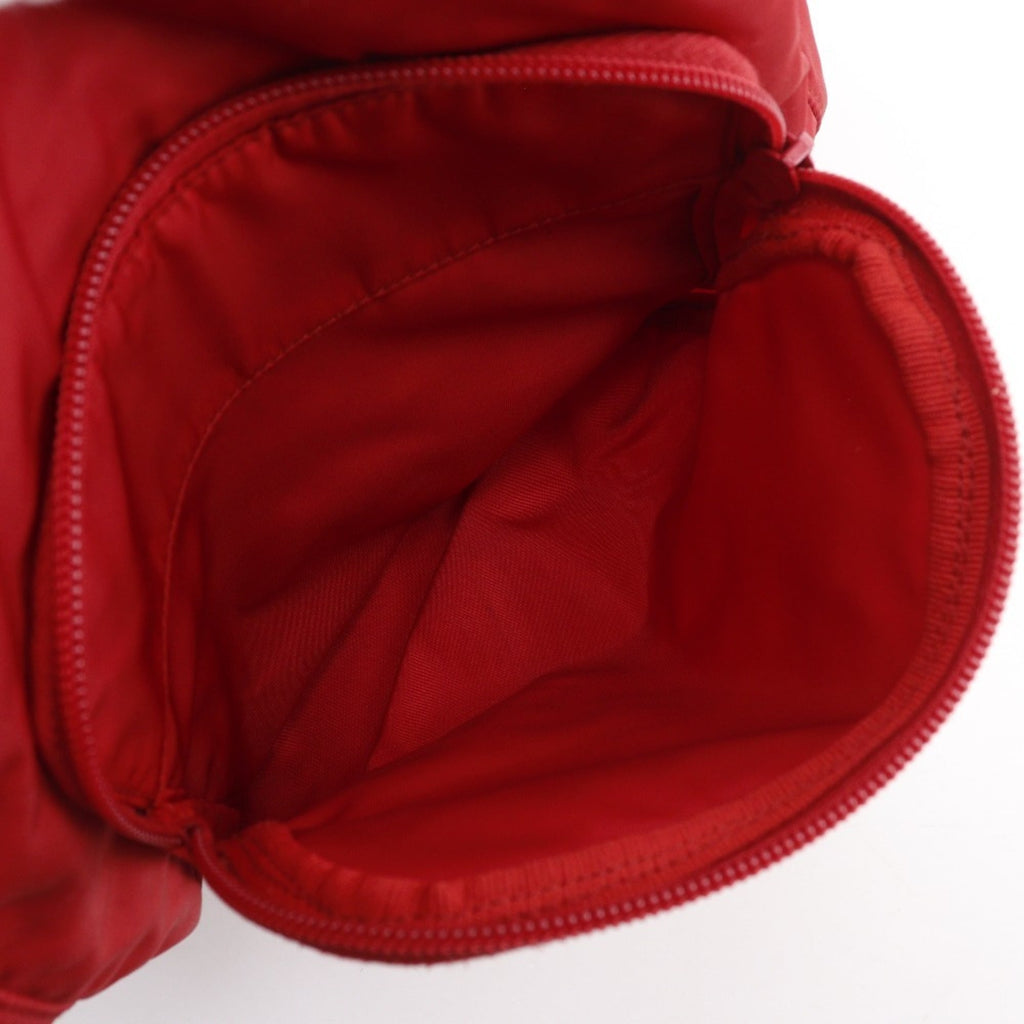 Prada Red Color Nylon Shoulder Bag