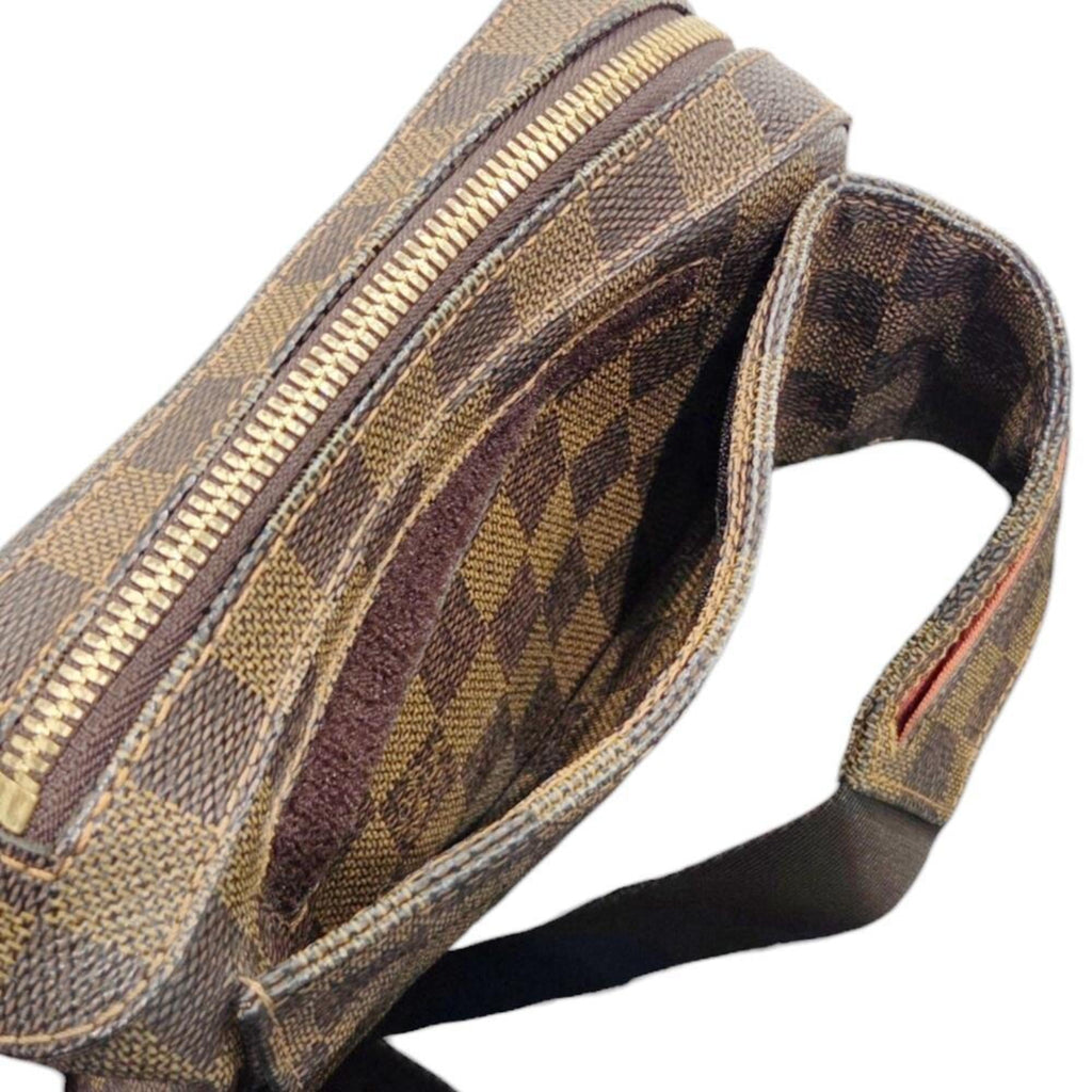 Louis Vuitton Brown Damier Canvas Shoulder Bag Sling Bag