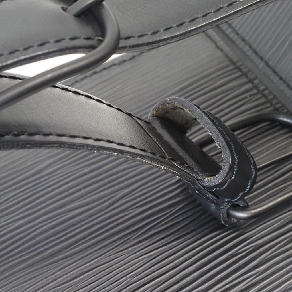 Louis Vuitton Black Epi Leather Handbag Shoulder Bag