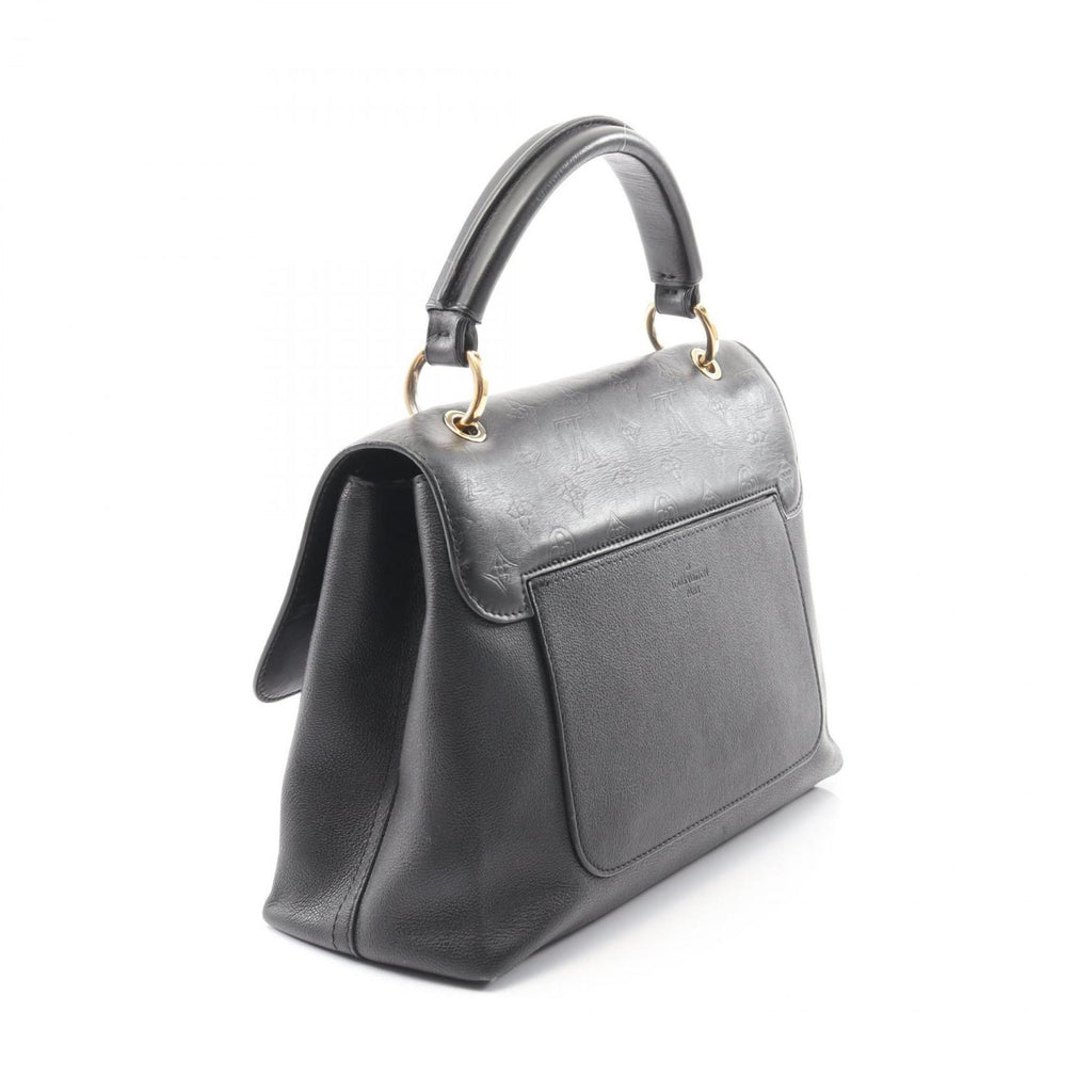 Louis Vuitton Black Leather Handbag